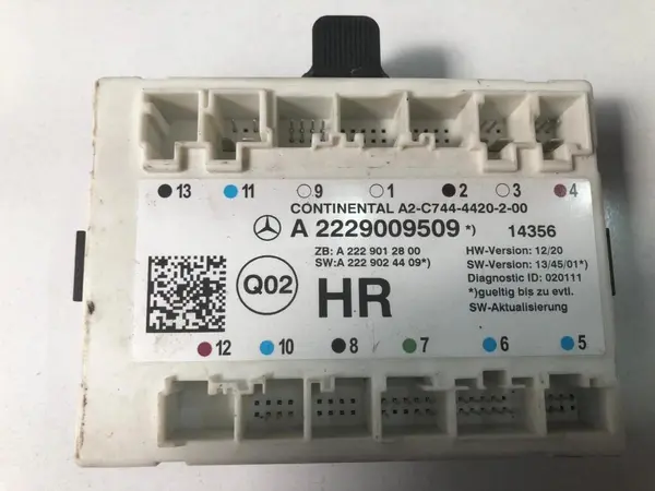 Modul usa dreapta spate a2229009509 Mercedes S-Class (2014->) [W222]