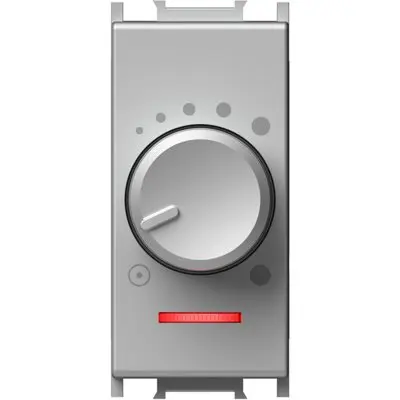 Modul Variator rotativ cap scara 1-10V argint, TEM Modul TEM-EM16ES-U