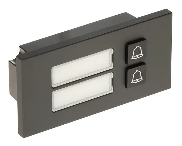 Modul videointerfon Dahua, 2 familii, IP66, IK07, aluminiu, grafit, VTO4202FB-MB2