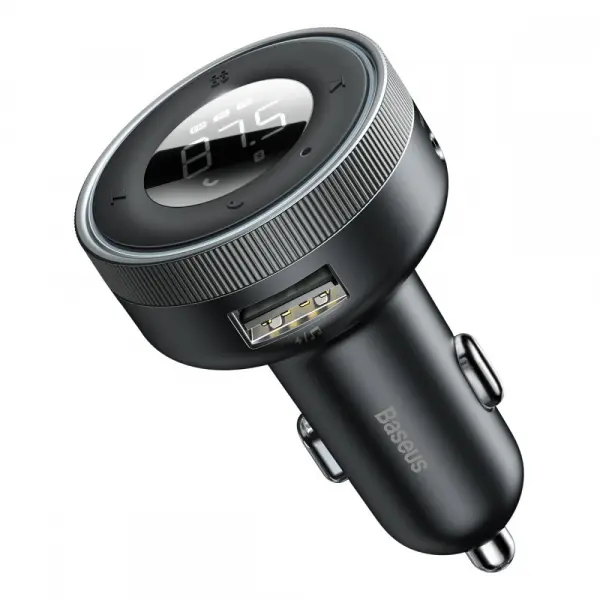 Modulator FM Bluetooth Baseus Enjoy, 2 x USB-A - 1 x microSD - 1 x AUX CCLH-01