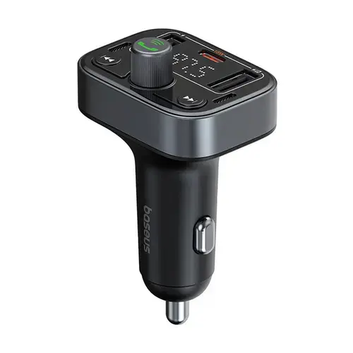 Modulator FM Bluetooth Baseus S-09 Pro, 2 x USB-A - 1 x USB-C C10762200113-00