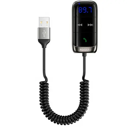 Modulator FM Bluetooth Yesido YAU32, 1 x 3.5mm, 1 x microSD, Bluetooth 5.0
