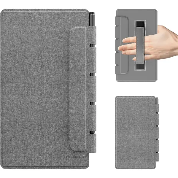 Moko Husa MoKo Book Folio pentru Remarkable Paper Pro Move 7.3, Magnetic, Gri