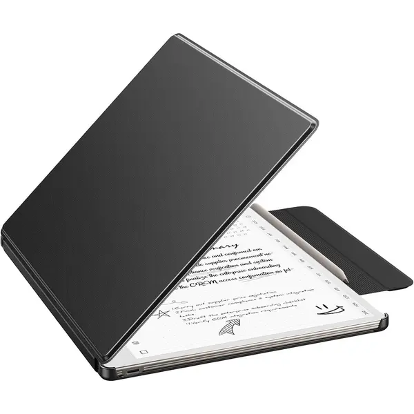 Moko Husa MoKo Book Folio pentru Remarkable Paper Pure 10.3, Suport pentru Marker, Magnetic, Negru
