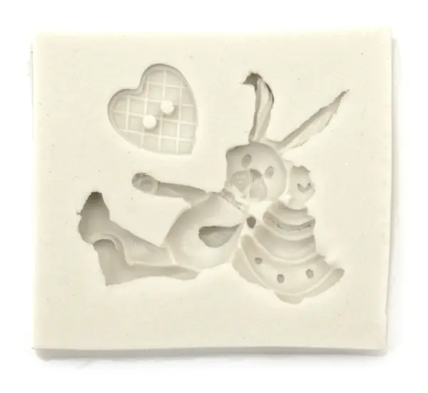 Mold de silicon (formă) Em Art - Iepure, 54 x 48 x 10 mm