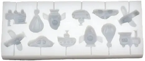 Mold din silicon (formă) Em Art – Acadele în formă de vehicul, 200 x 82 x 19 mm