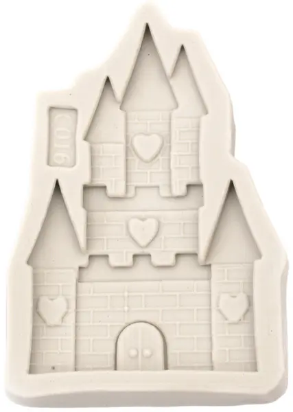 Mold din silicon (formă) Em Art - Castel, 70 x 70 x 10 mm