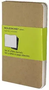 Moleskine Plain Cahier - Kraft Cover (3 Set), Paperback/***