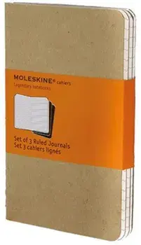 Moleskine Ruled Cahier - Kraft Cover (3 Set), Paperback/***