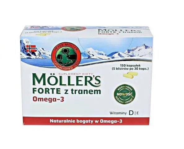 Moller's Forte cu Omega 3 150 capsule