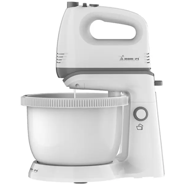 Momert Mixer cu bol, Momert 2241, 400W, Alb-Gri
