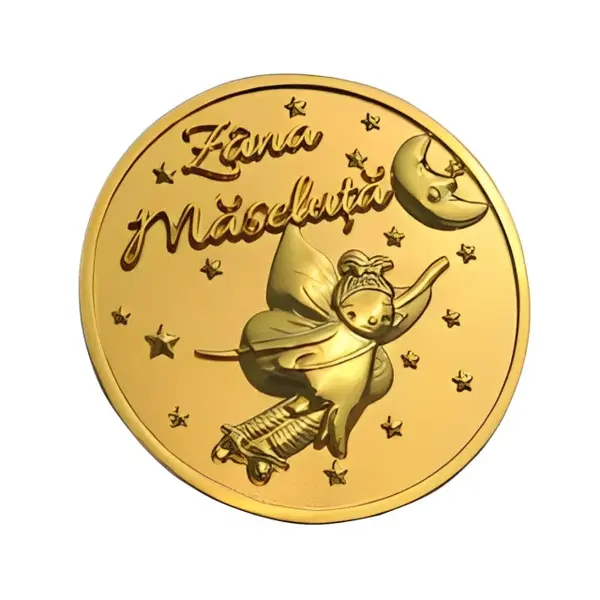Moneda pentru copii de la Zana Maseluta, amintire primul dintisor de lapte pierdut, Empria
