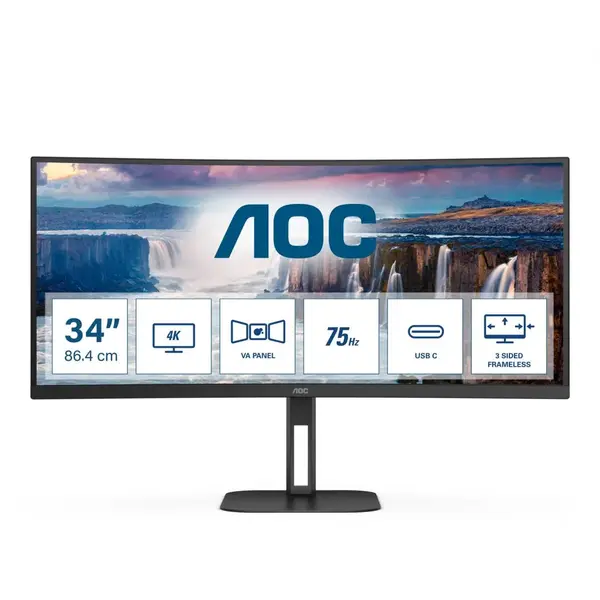 MONITOR 34 AOC CU34V5C/BK MONITOR 34` AOC CU34V5C/BK