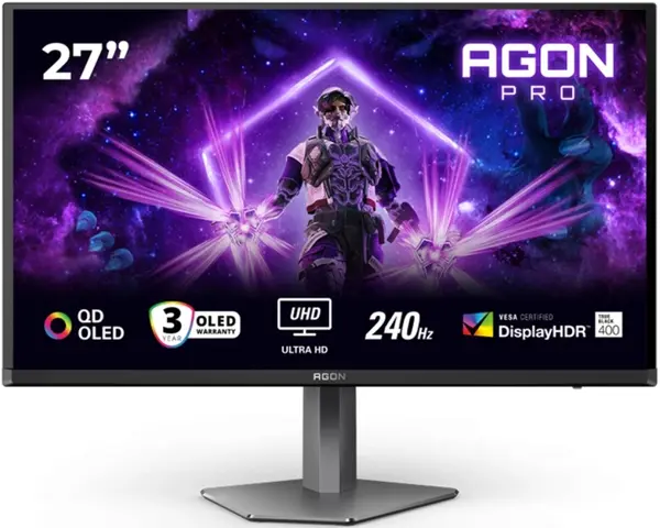 Monitor de gaming AOC -AG276UZD, 26.5'', 240Hz, 0.03ms, Adaptive-Sync