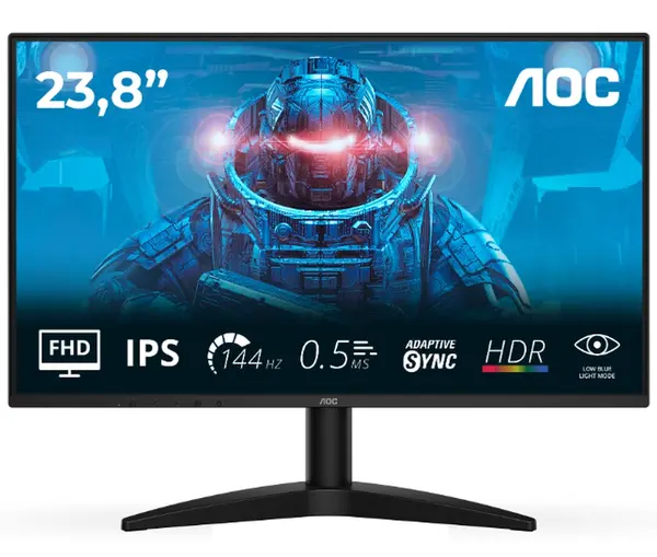 Monitor gaming AOC - B3 24B36X, 23.8'', 144Hz, 4ms, IPS, negru