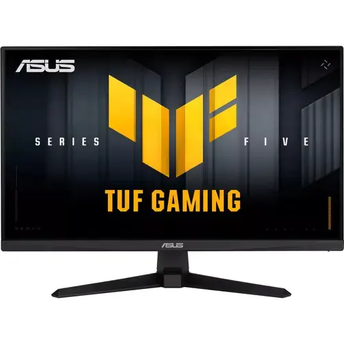 Monitor Gaming Asus TUF VG27AQE5A, 27inch, QHD (2560x1440), Fast IPS, 165Hz, 0.3ms GTG, NVIDIA G-SYNC Compatible, AMD FreeSync™ Premium, HDR10, Adaptive-Sync, ELMB, Dynamic Shadow Boost, AI Visual, DP 1.4, HDMI, Boxe (Negru)