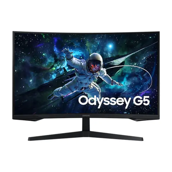 Monitor gaming curbat Samsung LS32CG552EUXEN, 32", QHD, 165 Hz, Clasa G, Negru