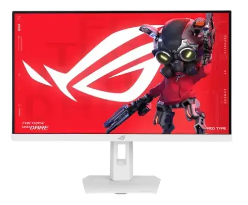 Monitor Gaming Fast IPS LED ASUS 27inch XG27ACSR-W, QHD (2560 x 1440), HDMI, DisplayPort, Pivot, 220 Hz, 0.3 ms (Alb)