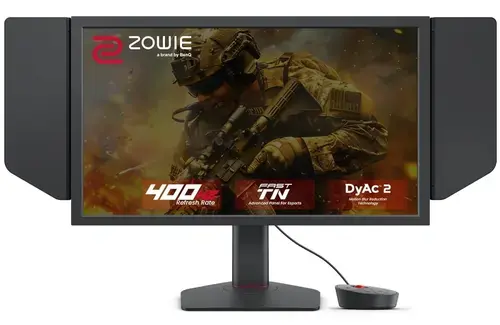 Monitor Gaming Fast TN LED BenQ ZOWIE 24.1inch XL2566X+, Full HD (1920x1080), HDMI, DisplayPort, 400Hz (Negru)