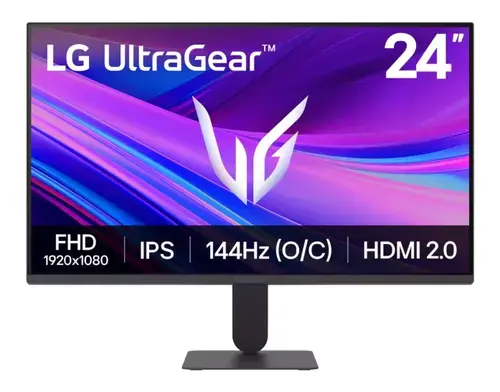 Monitor Gaming IPS LED LG 23.8inch 24G411A-B, Full HD (1920 x 1080), HDMI, DisplayPort, 144 Hz, 5 ms (Negru)