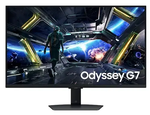 Monitor Gaming IPS LED Samsung 32inch LS32DG702EUXEN, UHD (3840 x 2160), HDMI, DisplayPort, Boxe, Pivot, 144 Hz, 1 ms (Negru)