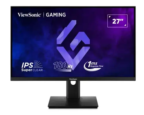Monitor Gaming IPS LED ViewSonic 27inch XG27G1, Full HD (1920 x 1080), HDMI, DisplayPort, Pivot, 180 Hz, 1 ms (Negru)