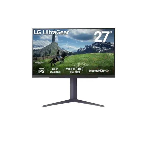 Monitor Gaming LED Nano IPS LG UltraGear™ 27", QHD, 180Hz, 1ms, Negru