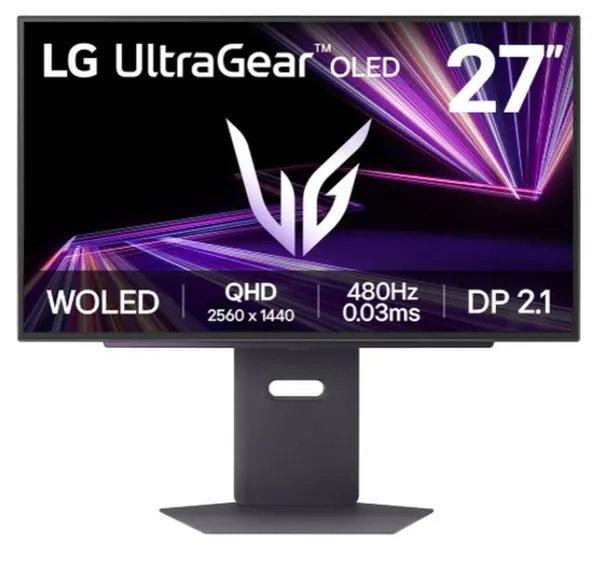 Monitor gaming LG - OLED UltraGear, 27GX790A-B, 27'', 480Hz, 0.03ms, G-Sync, negru
