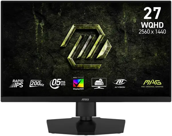Monitor gaming MSI - MAG 274QPF E20, 27'', 200Hz, 0.5ms, Rapid IPS