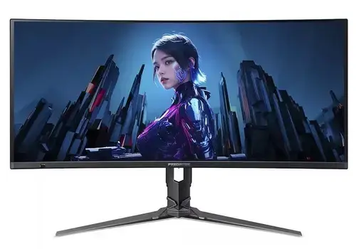 Monitor Gaming OLED Acer Predator 34inch X34X5b, UWQHD (3440 x 1440), HDMI, DisplayPort, Ecran curbat, 240 Hz, 0.01 ms (Negru)