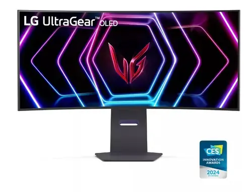 Monitor Gaming OLED LG 39inch 39GS95QE-B, WQHD (3440 x 1440), HDMI, DisplayPort, Ecran curbat, 240 Hz, 0.03 ms (Negru)