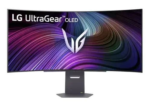 Monitor Gaming OLED LG UltraGear 44.5inch 45GX90SA-B, WQHD (3440 x 1440), HDMI, DisplayPort, Ecran curbat, Boxe, 0.03 ms, 240 Hz (Negru)