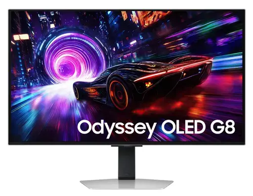 Monitor Gaming OLED Samsung 32inch LS32FG816SUXEN, UHD (3840 x 2160), HDMI, DisplayPort, Pivot, 240 Hz, 0.03 ms (Argintiu)