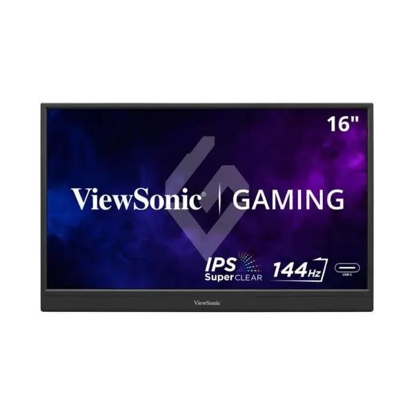 Monitor Gaming Portabil ViewSonic 16" VX1654, LED IPS Full HD, 144Hz, 4.67ms, AMD FreeSync, Negru