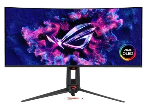 Monitor Gaming QD-OLED ASUS ROG Swift OLED 34inch PG34WCDN, UWQHD (3440 x 1440), HDMI, DisplayPort, Ecran curbat, 360 Hz, 0.03 ms (Negru)