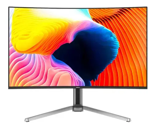 Monitor Gaming QD-OLED Dahua 31.5inch DHI-LM32-GO43A, UHD (3840 × 2160) HDMI, DisplayPort, Ecran Curbat, Boxe, 165 Hz, 0.03 ms (Gri)