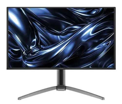 Monitor Gaming QD-OLED LC-Power 26.5inch LC-M27UO, UHD (3840 x 2160), HDMI, DisplayPort, Boxe, Pivot, 240 Hz, 0.03 ms (Gri)