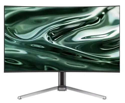 Monitor Gaming QD-OLED LC-Power 31.5inch LC-M32UCO, UHD (3840 x 2160), HDMI, DisplayPort, Boxe, Ecran curbat, 165 Hz, 0..03 ms (Negru/Gri)