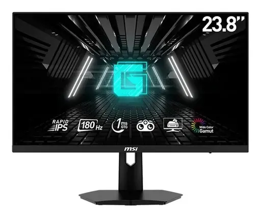 Monitor Gaming Rapid IPS LED MSI G244F E2, Full HD (1920 x 1080), HDMi, DisplayPort, 180 Hz, 1 ms (Negru)
