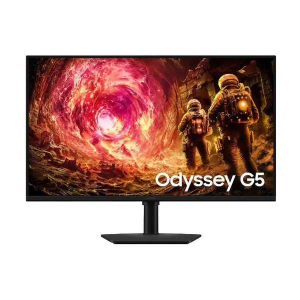 Monitor Gaming Samsung Odyssey G5 G50F, 32", QHD (2560X1440) 180Hz, IPS, 1ms (GtG), HDR10, FreeSync, G-Sync Compatible, Flicker Free, HDMI, DisplayPort, Pivot, Negru