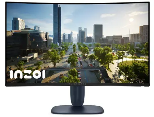 Monitor Gaming VA LED Dell Alienware 31.5inch AW3225DM, WQHD (2560 x 1440), HDMI, DisplayPort, Ecran curbat, 180 Hz, 1 ms (Negru)