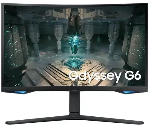 Monitor Gaming VA LED Samsung Odyssey G6 27inch LS27BG650EUXEN, QHD (2560 x 1440), HDMI, DisplayPort, AMD FreeSync, Ecran Curbat, Pivot, Boxe, 240 Hz, 1 ms (Negru)