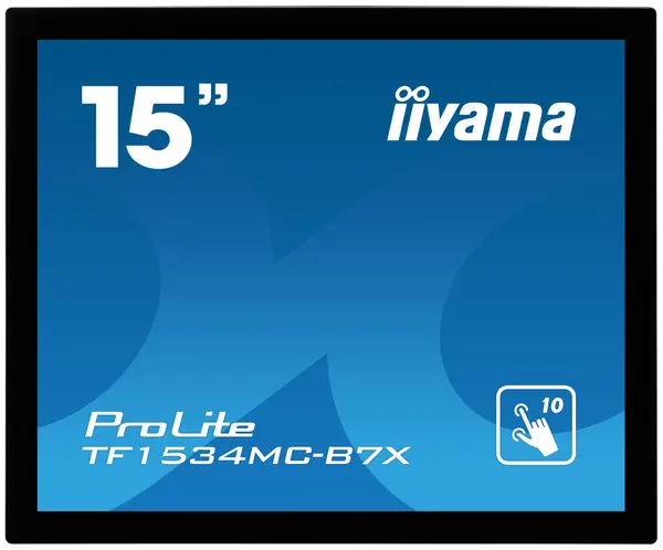 Monitor IIYAMA - ProLite TF1534MC-B7X, 15'', XGA, TN, 8 ms, Touch