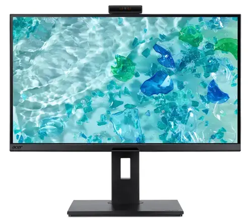Monitor IPS LED Acer 27inch B278UEb, WQHD (2560 x 1440), HDMI, DisplayPort, Boxe, Pivot, Webcam, 100 Hz, 4 ms (Negru)