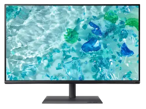 Monitor IPS LED Acer 31.5inch B327QKB1b, UHD (3840 x 2160), HDMI, DisplayPort, Boxe, 4 ms (Negru)