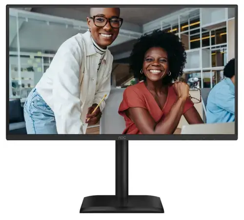 Monitor IPS LED AOC 27inch Q27E4U, QHD (2560 x 1440), HDMI, DisplayPort, Pivot, 120 Hz, 4 ms (Negru)