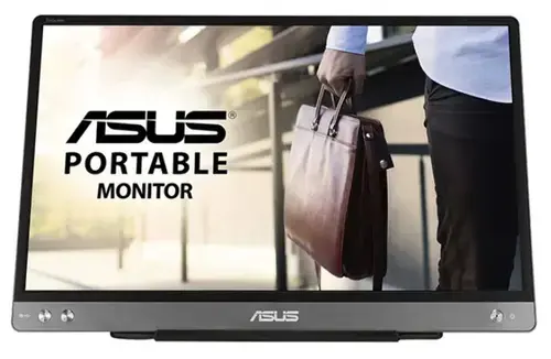 Monitor IPS LED ASUS 14inch MB14AC, Full HD (1920 x 1080), USB Tip-C (Gri)