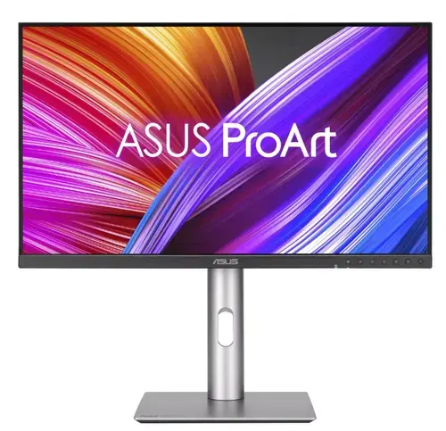 Monitor IPS LED ASUS ProArt 23.8inch PA24ACRV, QHD (2560 x 1440), HDMI, DisplayPort, Boxe, Pivot, 75 Hz (Argintiu)