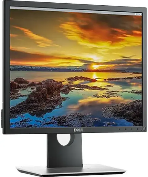 Monitor IPS LED Dell 19inch P1917S, SXGA (1280 x 1024), VGA, HDMI, DisplayPort, Pivot (Negru/Argintiu)