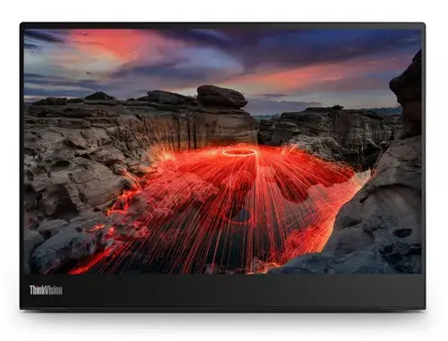 Monitor IPS LED Lenovo ThinkVision 14inch M14t G2, 2240x1400, USB-C (Negru)